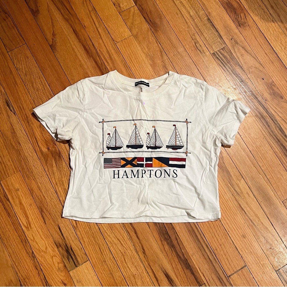 White Graphic Tee